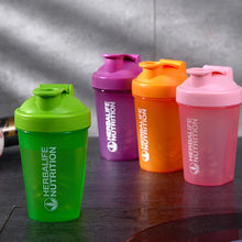 Load image into Gallery viewer, 400 Ml Whey Protein Powder Mixing Bottle Sports Fitness Gym Bottle Outdoor Portable Plastic Drinking Bottle Sports Shaker Bottle