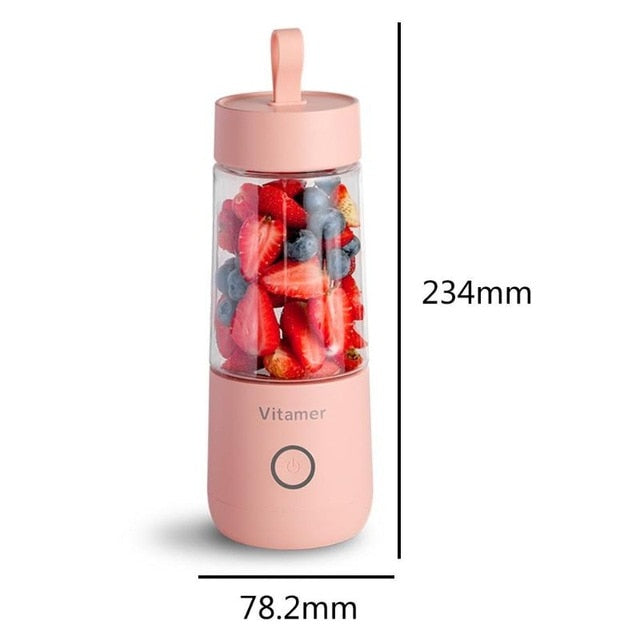 Dropship Portable Electric Juicer Cup Fruit Blender Maker Bottle