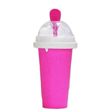 Load image into Gallery viewer, Newly Durable Slushy Ice Cream Maker Squeeze Peasy Slush Quick Cooling Cup Milkshake Bottles VA88
